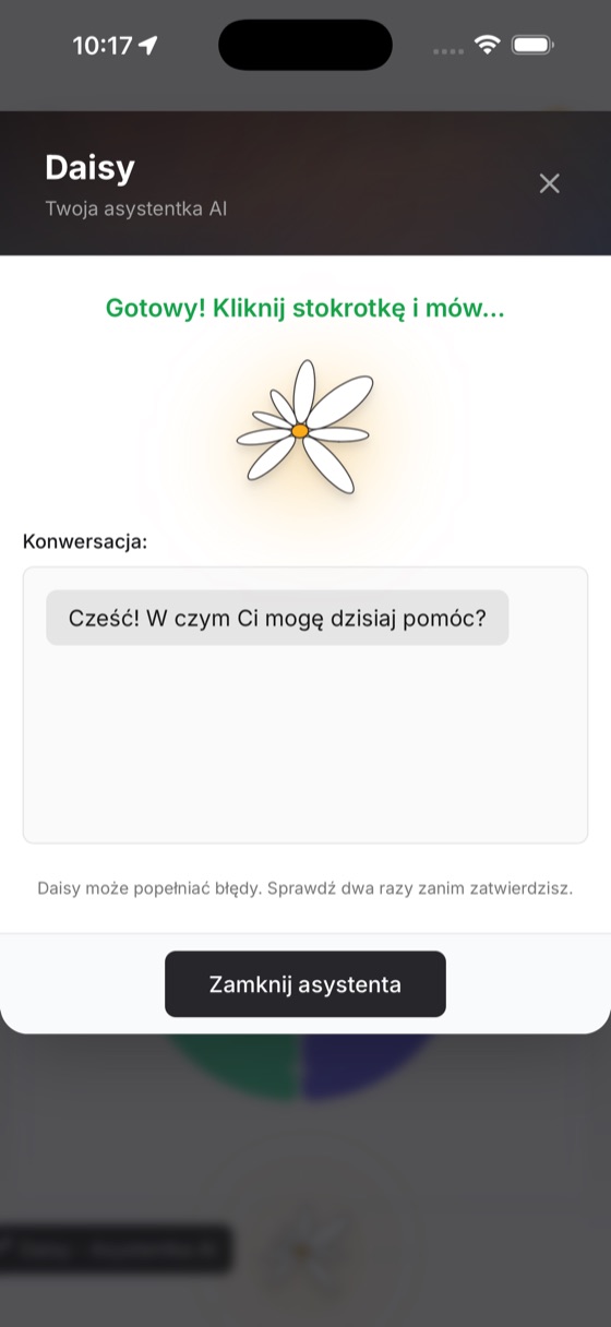Daisy, die Assistentin in der Synomi-App